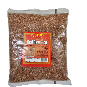 Jothi Red Raw Rice Polished 1kg